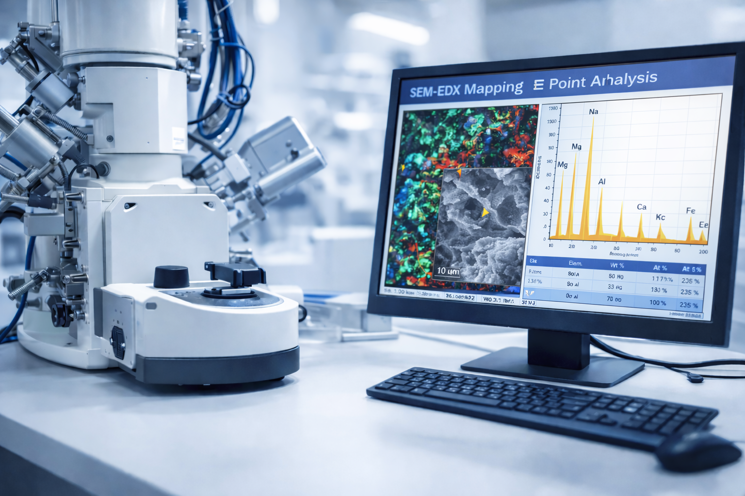 SEM-EDX Mapping & Point Analysis