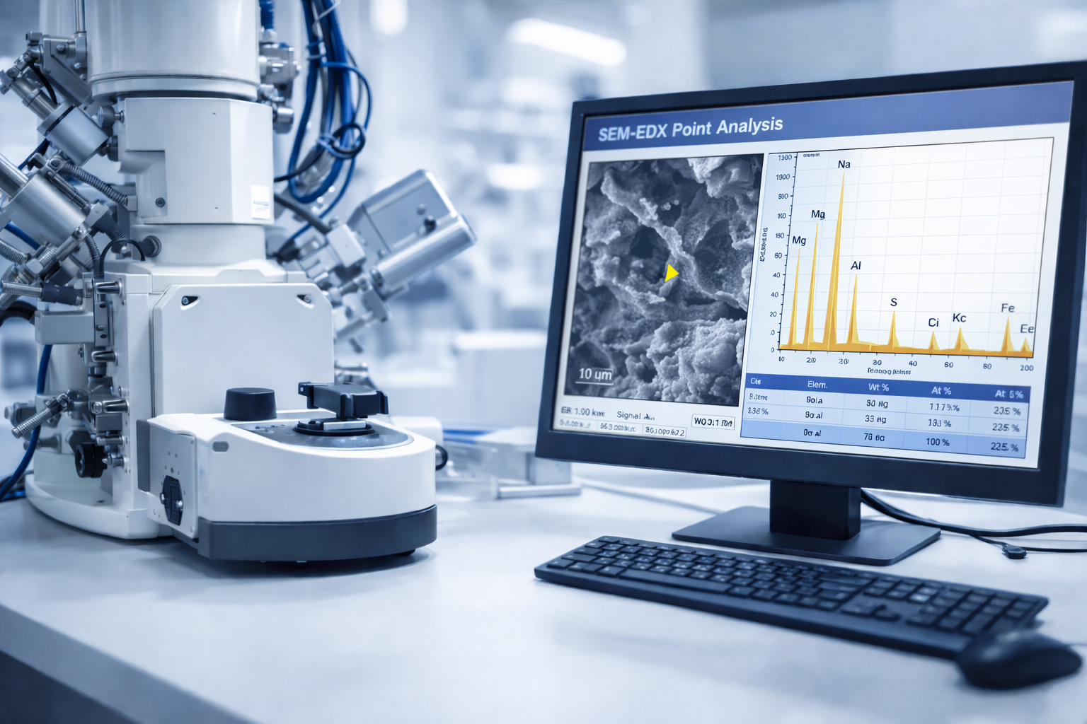SEM-EDX Point Analysis
